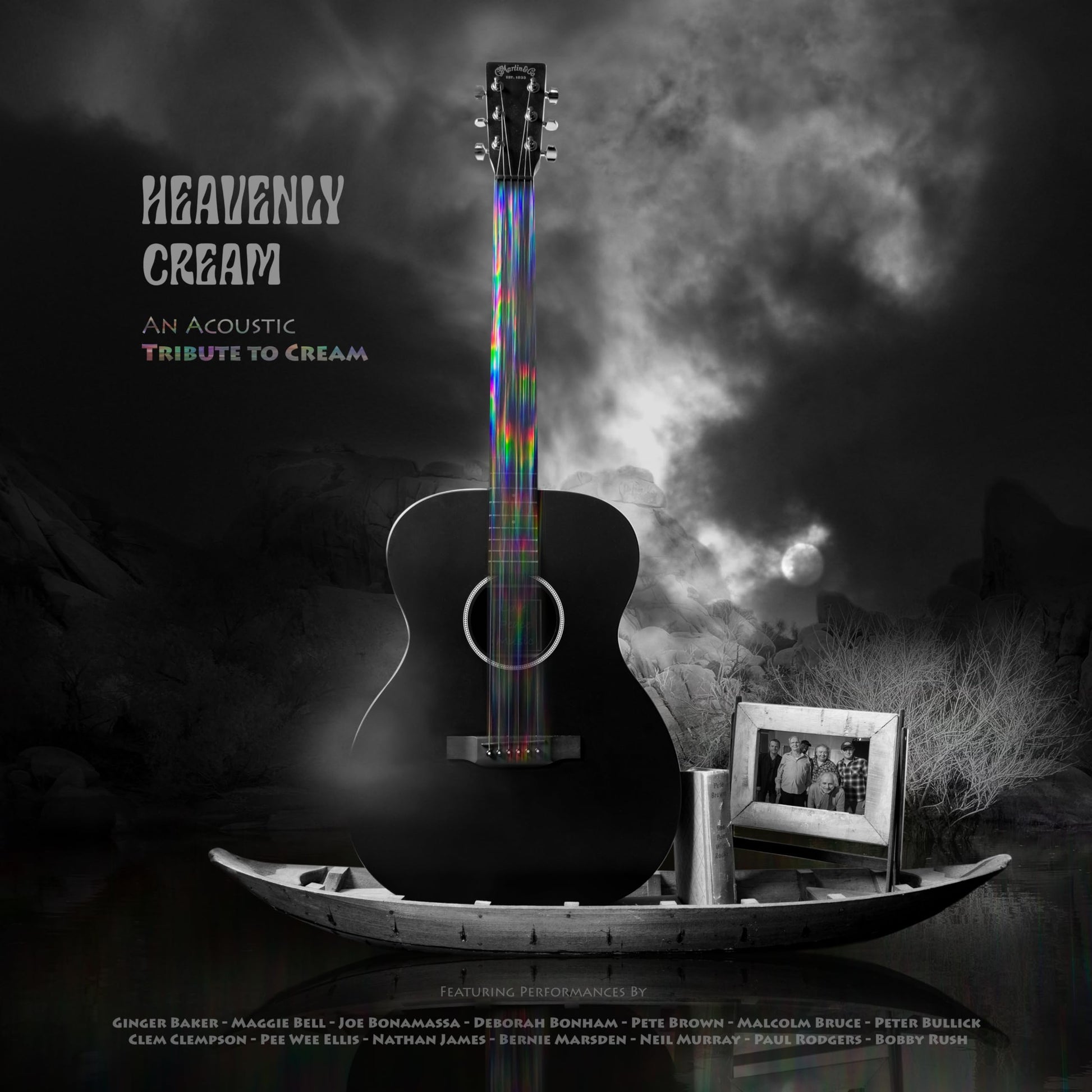 Heavenly Cream - An Acoustic Tribute To Cream [Colored Vinyl] (Crem) [180 Gram] Vinyl Record Album Cover
