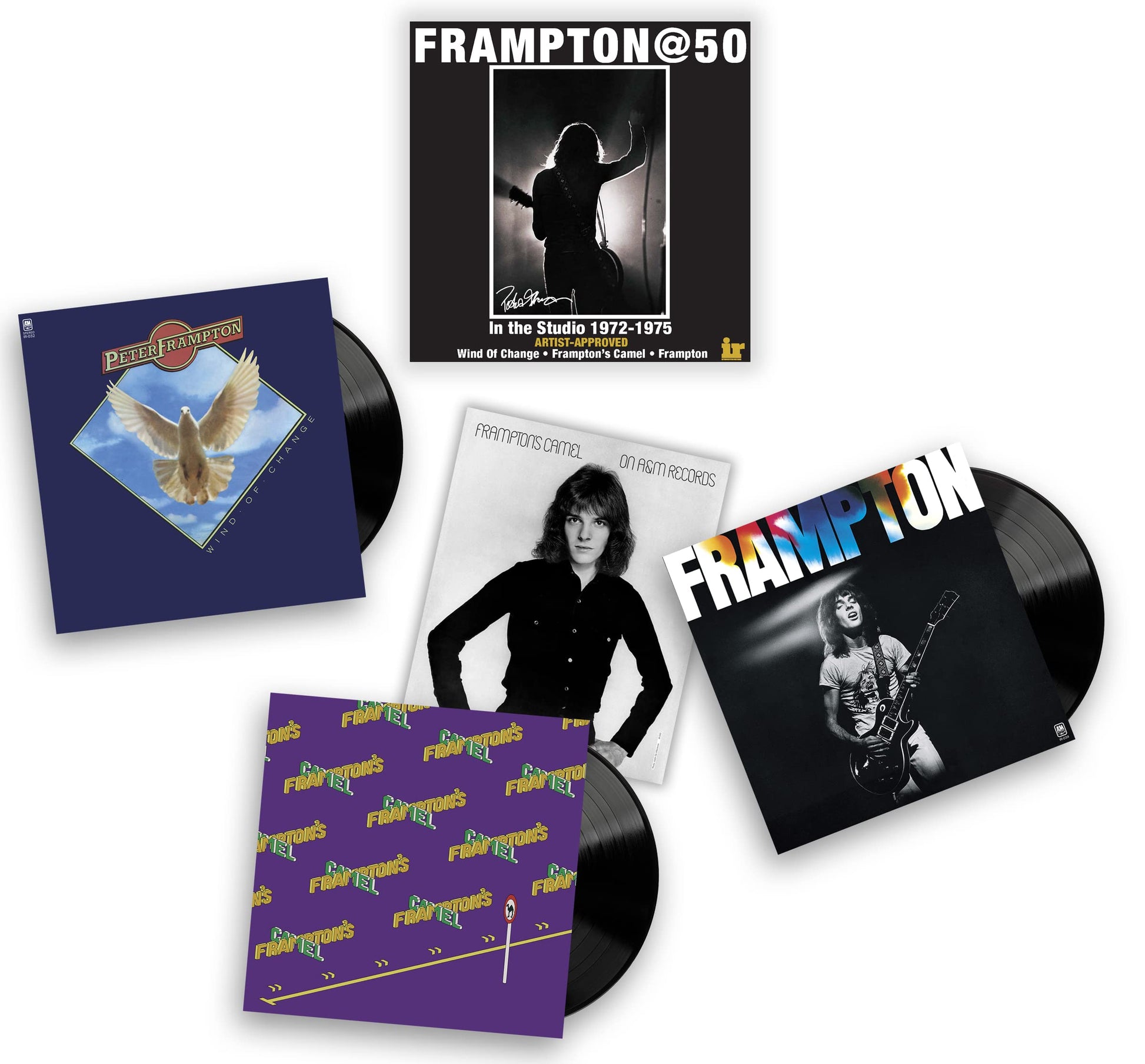 Peter Frampton - Frampton@50: In The Studio 1972-1975 (Gate) [Limited Edition] Vinyl Record Album Cover
