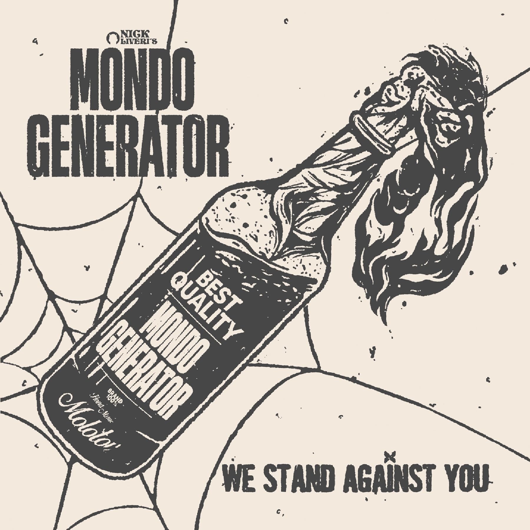 Mondo Generator - We Stand Against You (Uk) [LP] Vinyl Record Album Cover