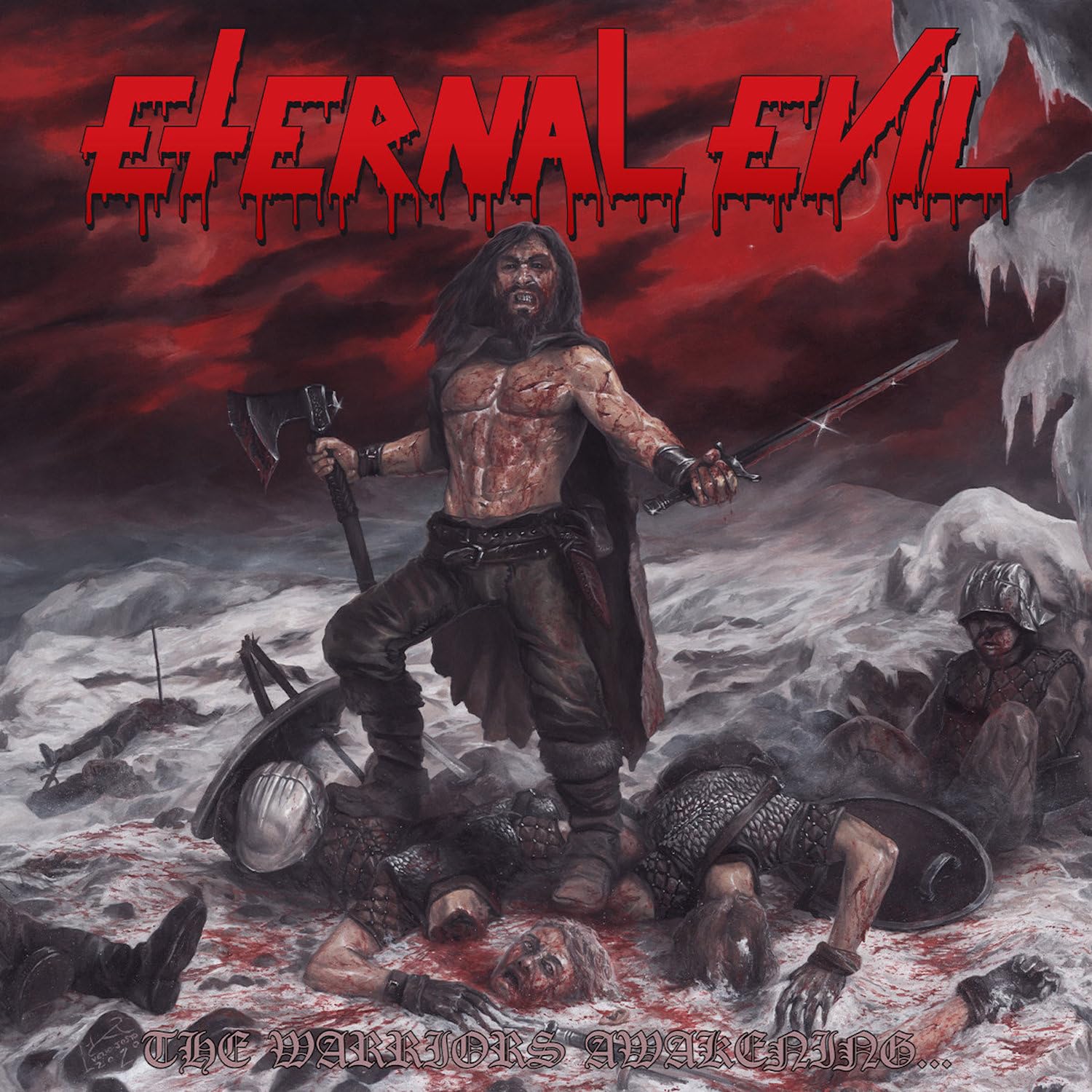 Eternal Evil - Warriors Awakening Brings The Unholy Slaughter [LP] Vinyl Record Album Cover