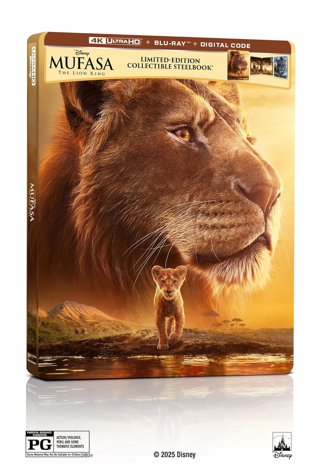 Mufasa: The Lion King - 4K UHD/BD Combo + Digital + Steelbook