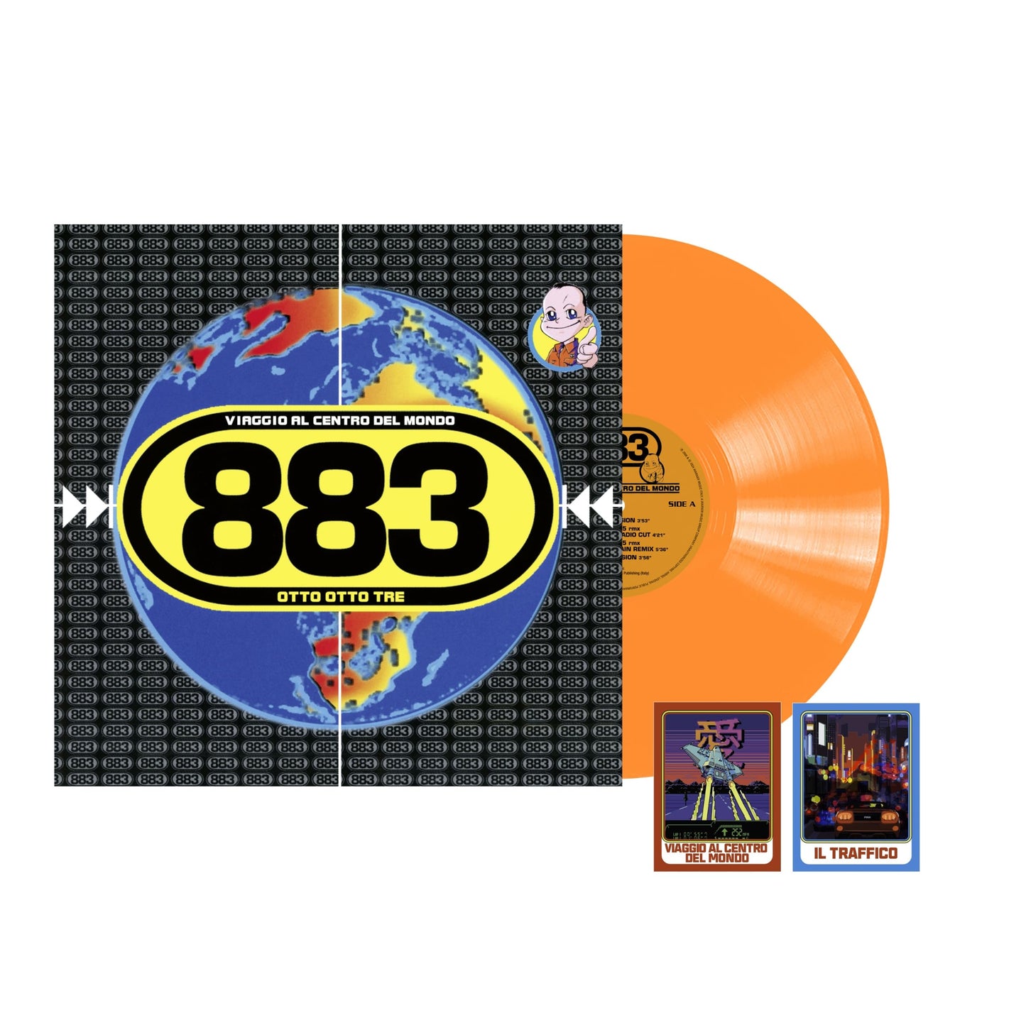 883 - Viaggio Al Centro Del Mondo [Colored Vinyl] [180 Gram] (Org) Vinyl Record Album Cover