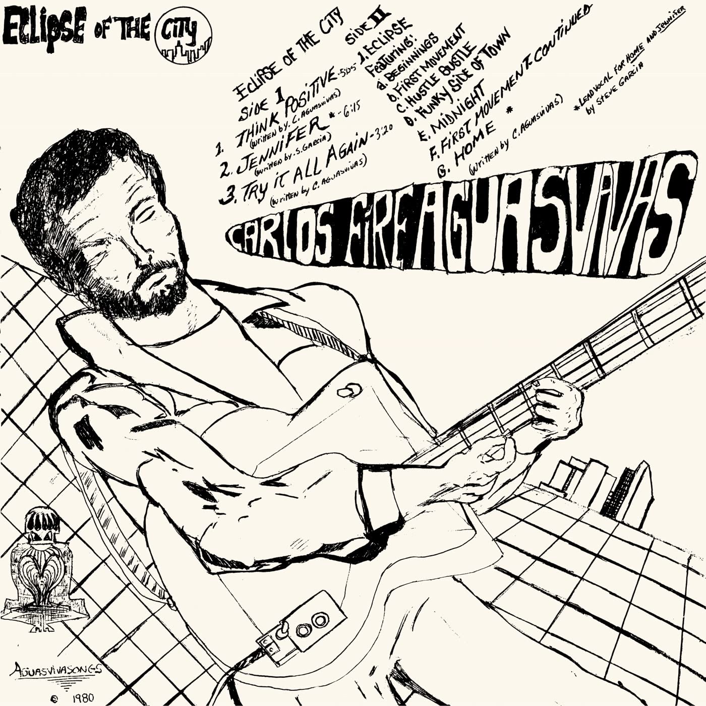 Carlos Aguasvivas Fire - Eclipse Of The City (Uk) [LP] Vinyl Record Album Cover