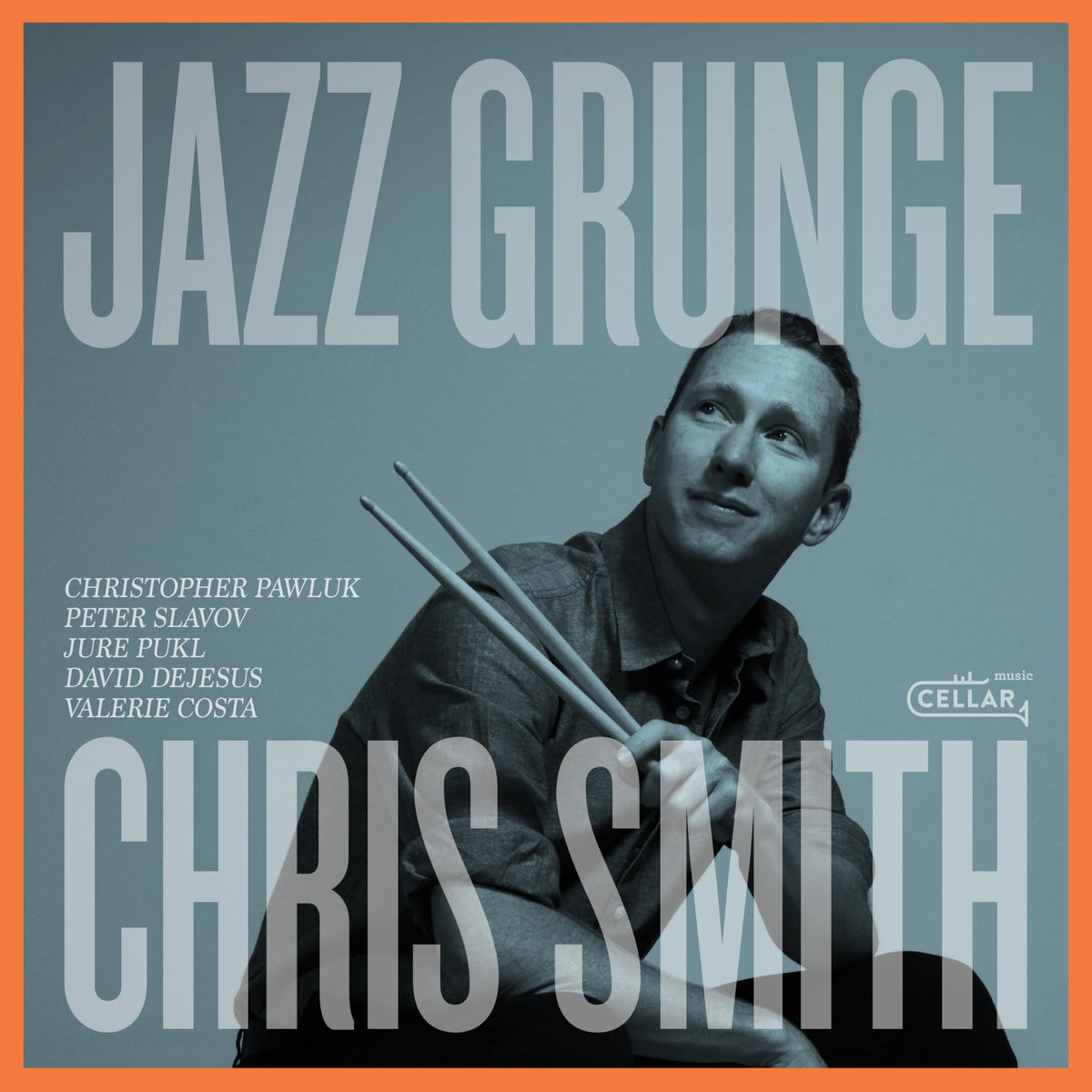 Chris Smith - Jazz Grunge [Clear Vinyl] (Org) Vinyl Record Album Cover