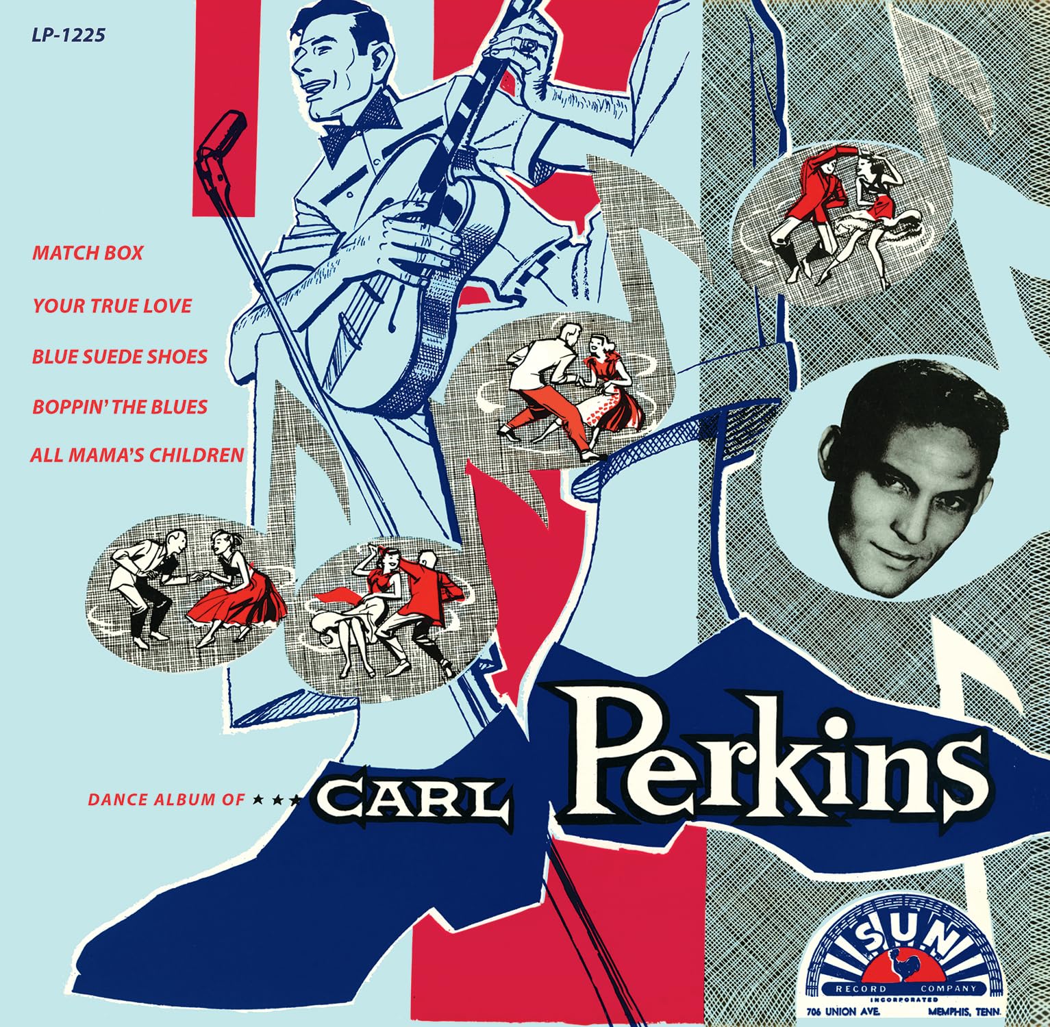 Carl Perkins - Dance Album Of Carl Perkins (70th Anniversary) [LP] Vinyl Record Album Cover