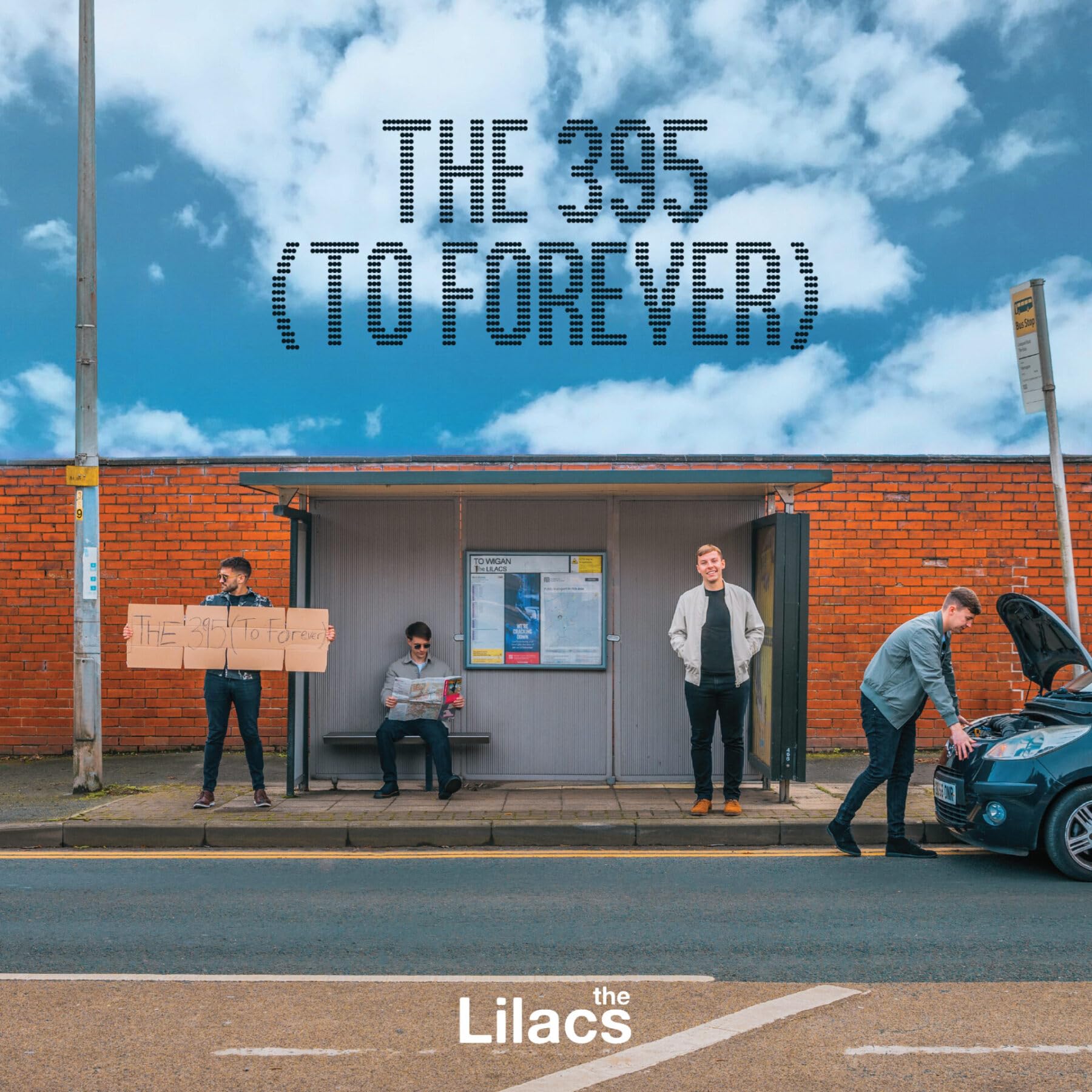 Lilacs - 395 To Forever: Day Bus Edition - Alternate Cover Artwork [LP] Vinyl Record Album Cover