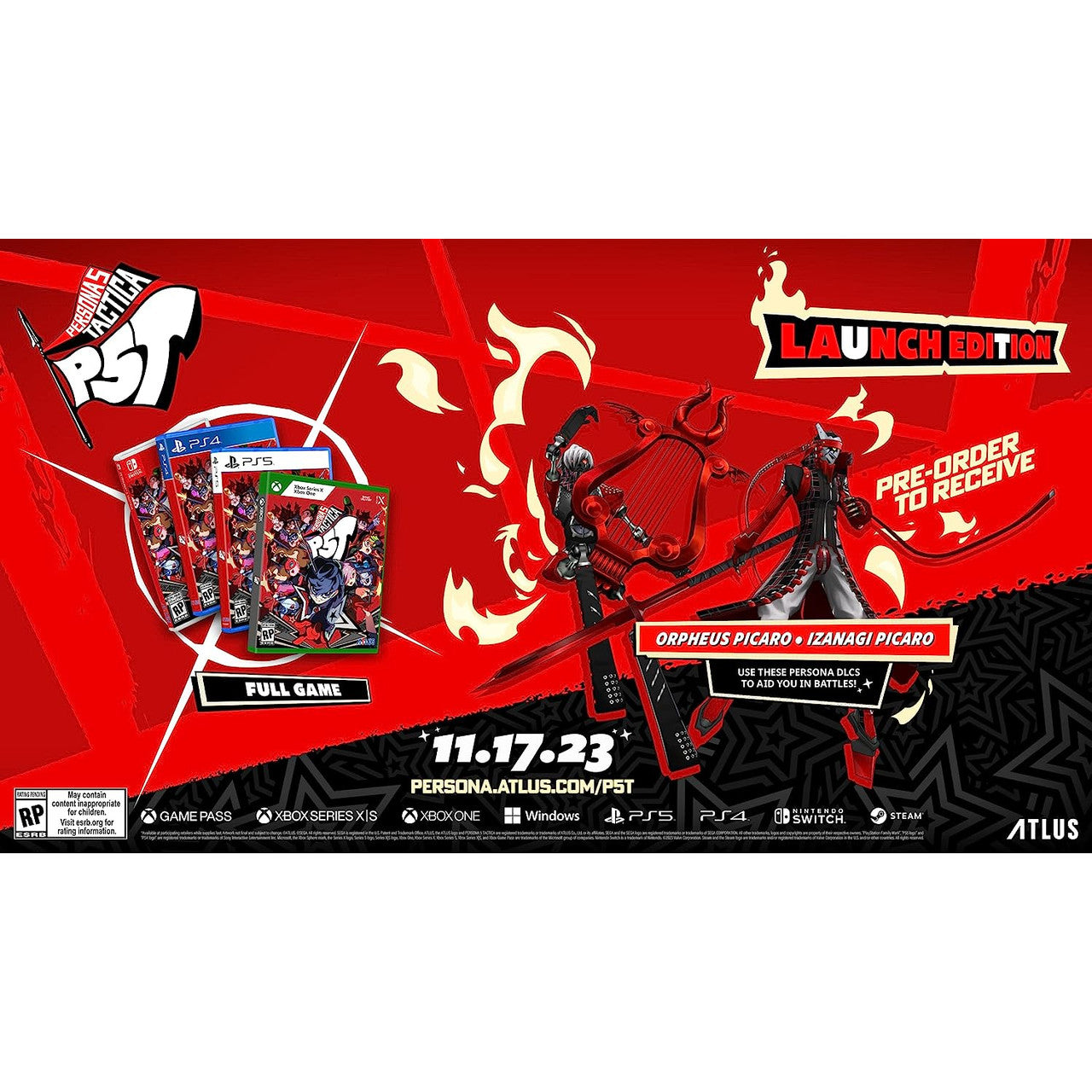 SEGA - Persona 5 Tactica - Switch