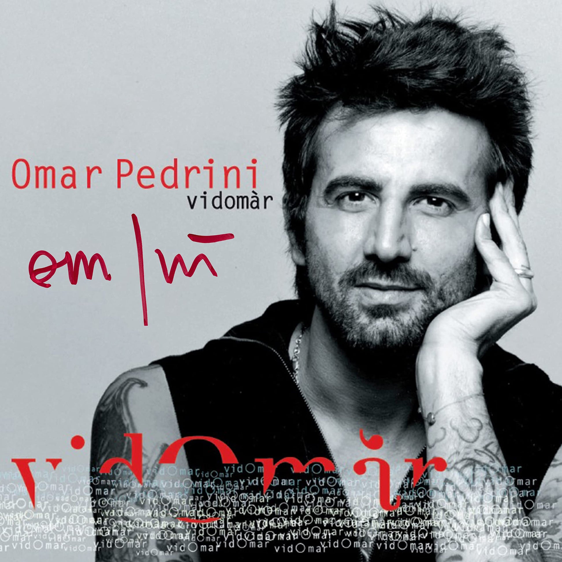 Omar Pedrini - Vidomar [Colored Vinyl] [180 Gram] (Red) (Auto) (Ita) Vinyl Record Album Cover