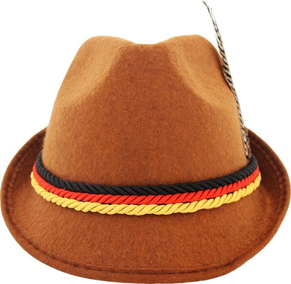German Alpine Bavarian Oktoberfest Halloween Cosplay Costume Party Hat (3 Colors)