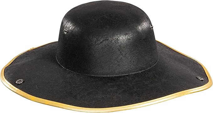 Pirate Hat Tricorn Faux Leather Colonial Renaissance Halloween Cosplay Costume Hat