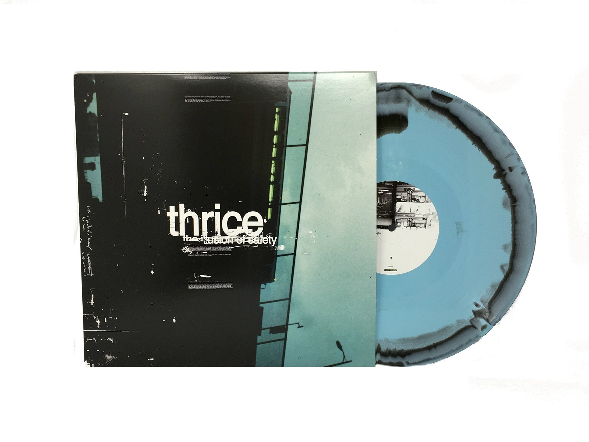 Thrice - The Illusion of Safety (Limited Edition Light Blue and Black Splatter Colored Vinyl) Vinyl Record
