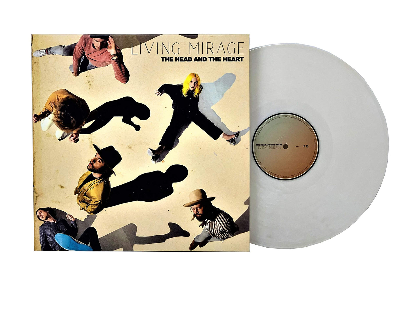 The Head and the Heart - Living Mirage (Limited Edition Clear w/ White Swirl Colored Vinyl) Vinyl Record