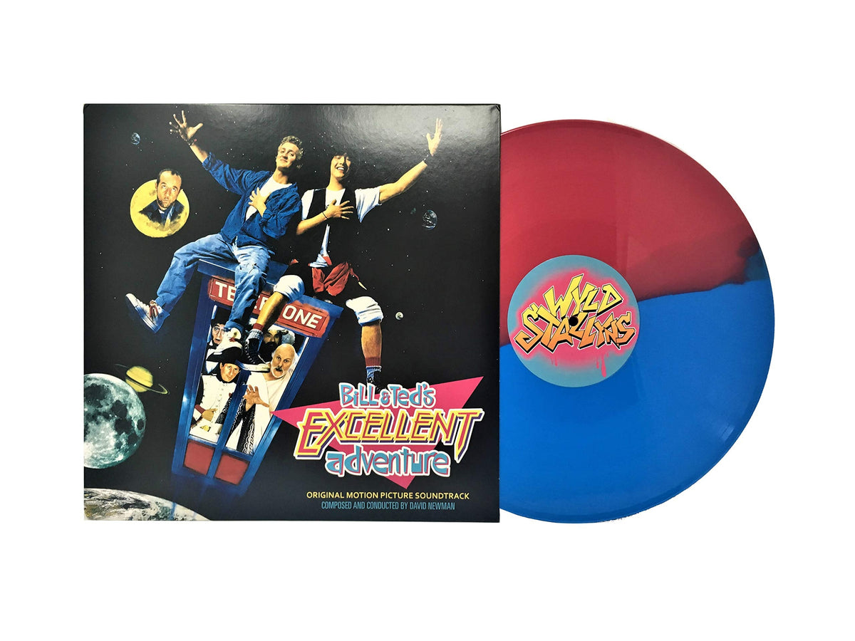 Bill & Ted's Excellent Adventure Soundtrack (Limited Edition Pink & Blue Colored Vinyl) Vinyl Record