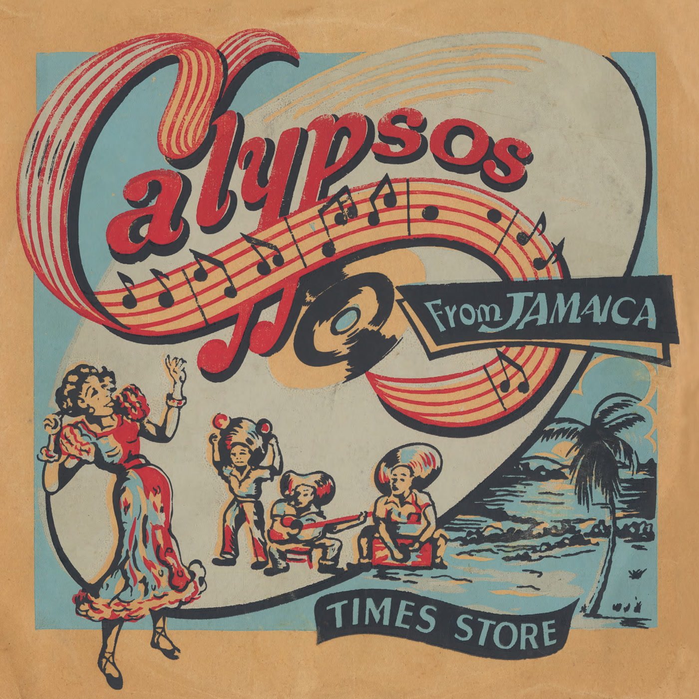 Hubert Porter / Jamaican Calysonians - Calypsos From Jamaica [LP] Vinyl Record Album Cover