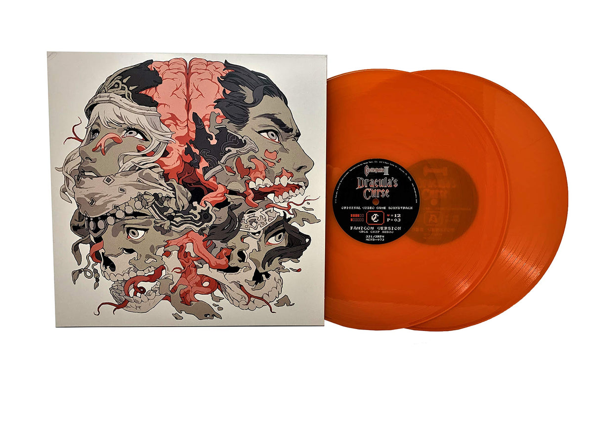 Castlevania III: Dracula's Curse Soundtrack (Limited Edition Orange Colored Vinyl) Vinyl Record