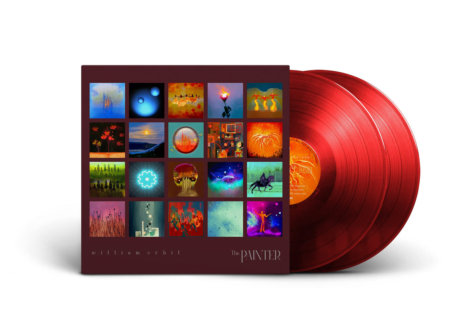 William Orbit - Painter [Colored Vinyl] (Red) (Hol) Vinyl Record Album Cover