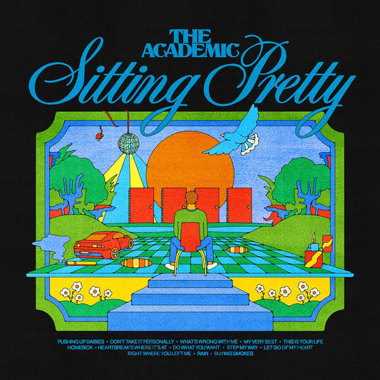 Academic - Sitting Pretty [Colored Vinyl] (Org) (Spla) (Hol) Vinyl Record Album Cover