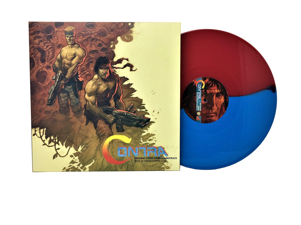 Contra Original Video Game Soundtrack (Limited Edition Red and Blue Colored Vinyl) Vinyl Record