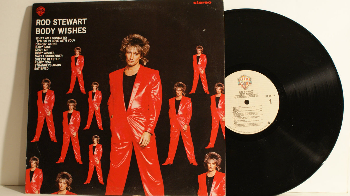 Rod Stewart - BODY WISHES [LP] Vinyl Record Album Cover