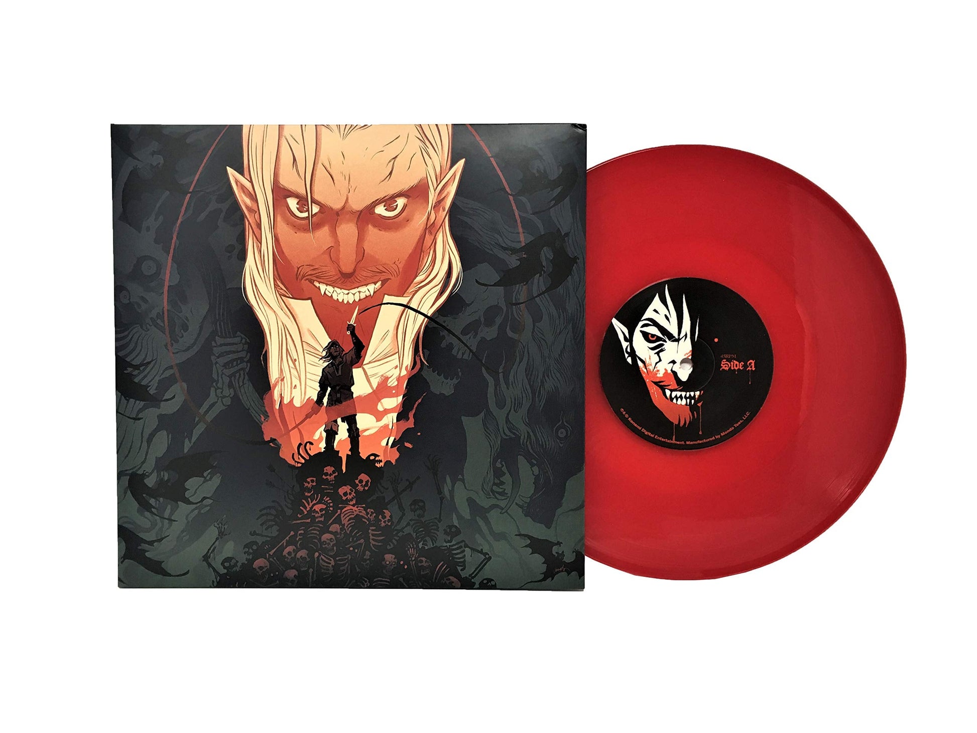 Castlevania Original Video Game Soundtrack (Limited Edition 10" Red Colored Vinyl) Vinyl Record