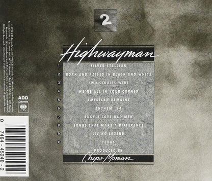 Waylon Jennings The Highwaymen Highwayman 2 Music CD