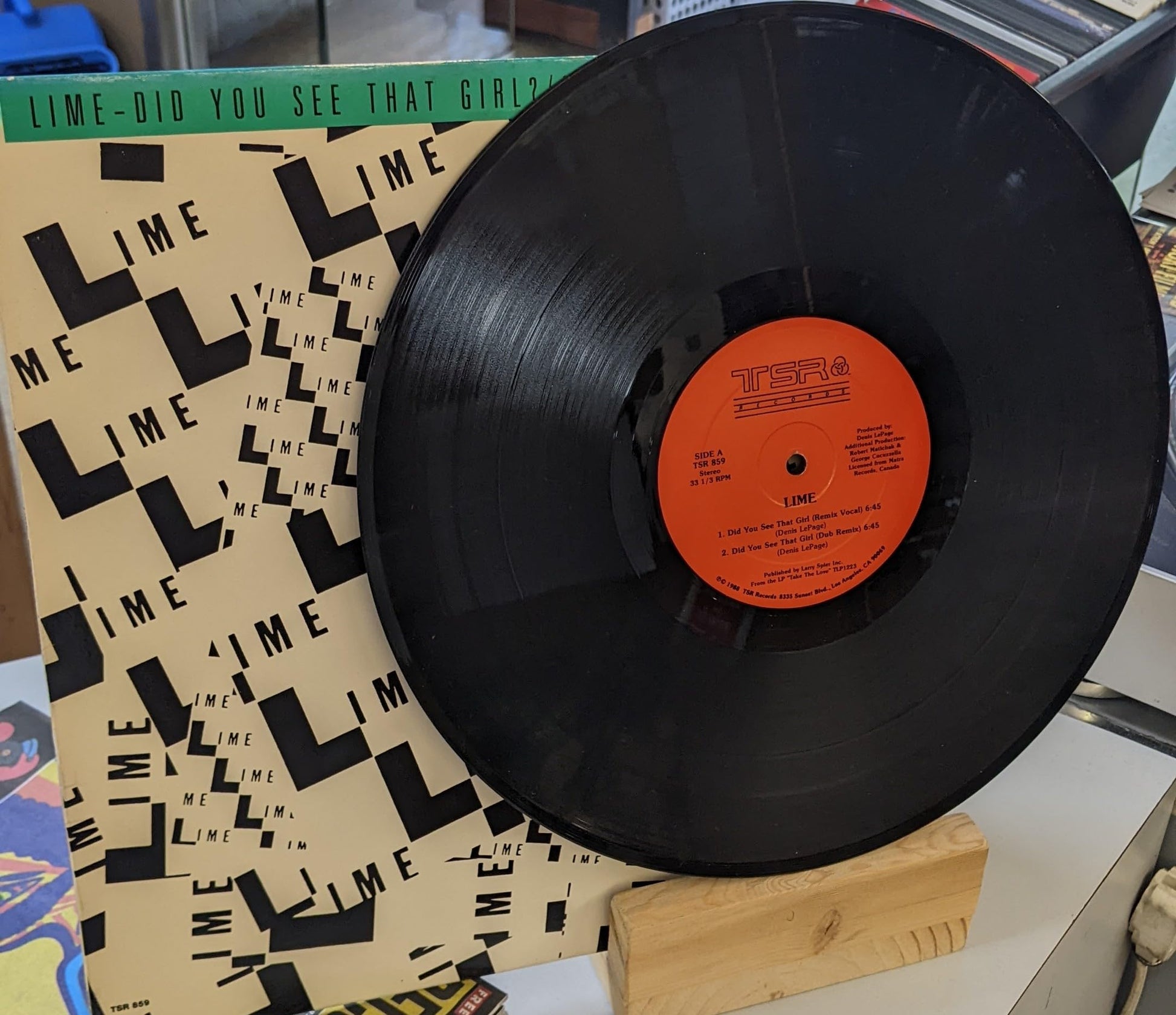 Lime - Did You See That Gir/Cutie Pie [LP] Vinyl Record Album Cover