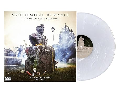 My Chemical Romance - May Death Never Stop You (Limited Edition Clear w/ Opaque White Swirl Colored Vinyl) Vinyl Record