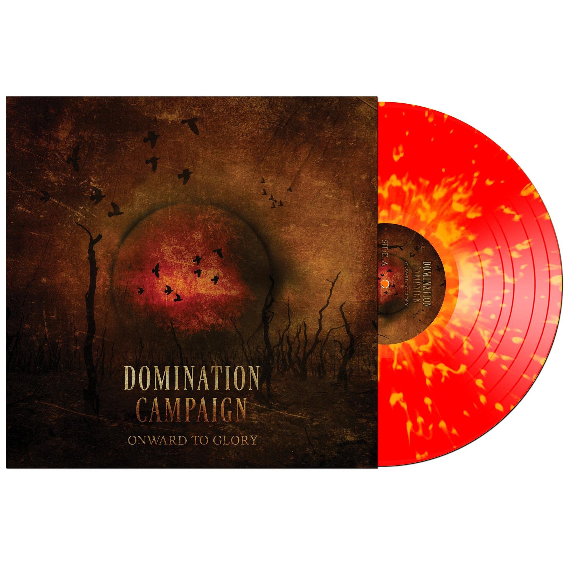 Domination Campaign - Onward To Glory [Clear Vinyl] (Org) (Red) Vinyl Record Album Cover