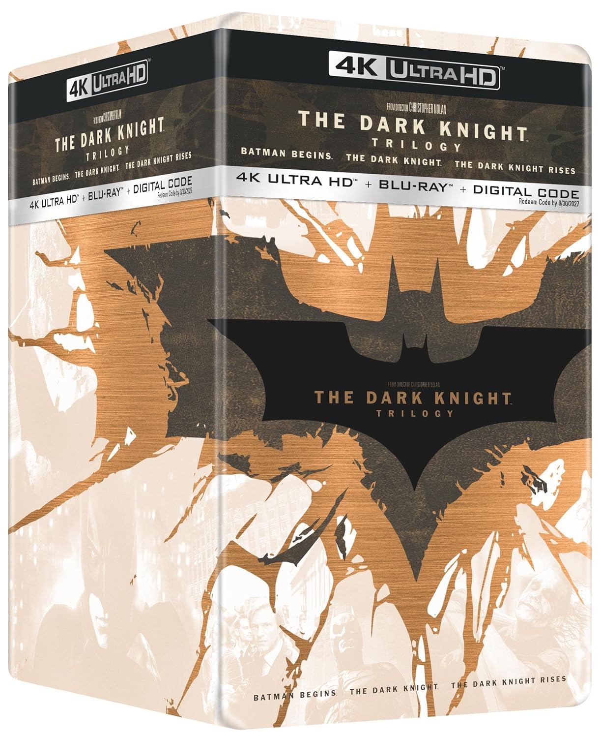 The Dark Knight Trilogy - Limited Edition Steelbook Collection (4K UHD + Blu-ray + Digital)