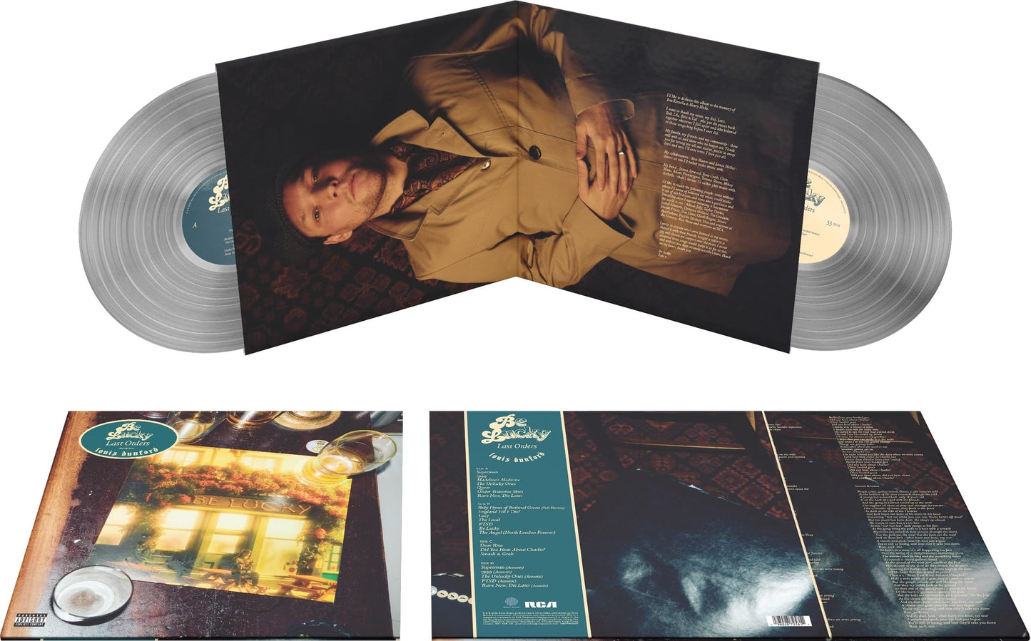 Louis Dunford - Be Lucky: Deluxe [Deluxe] (Uk) Vinyl Record Album Cover
