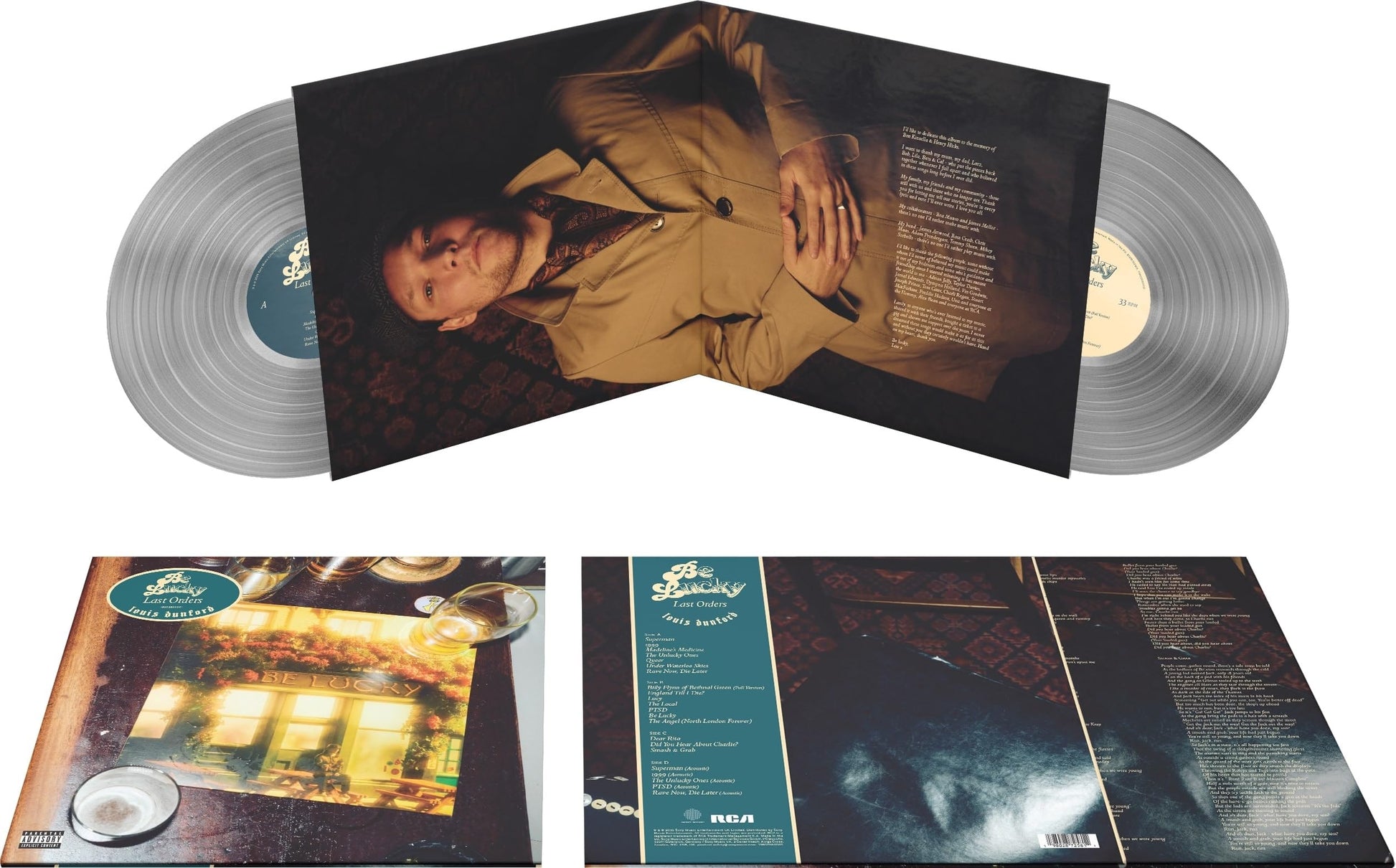 Louis Dunford - Be Lucky: Deluxe [Deluxe] (Uk) Vinyl Record Album Cover