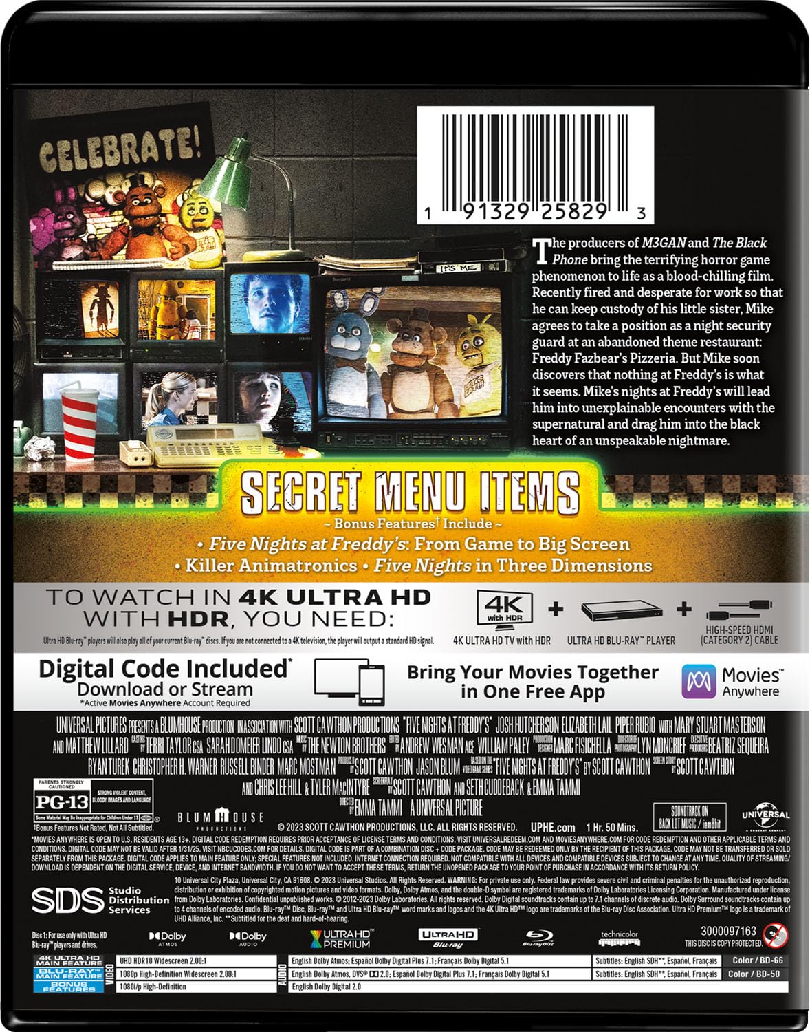Five Nights at Freddy's - Night Shift Edition [4K Ultra HD + Blu-ray + Digital]