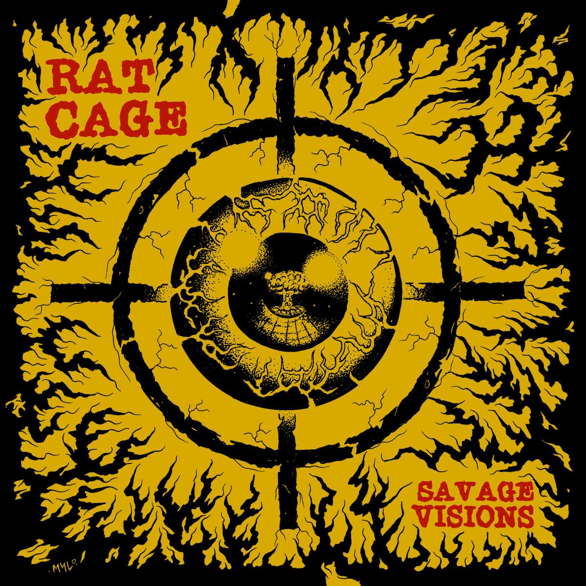 Rat Cage - Savage Visions (Can) [LP] Vinyl Record Album Cover