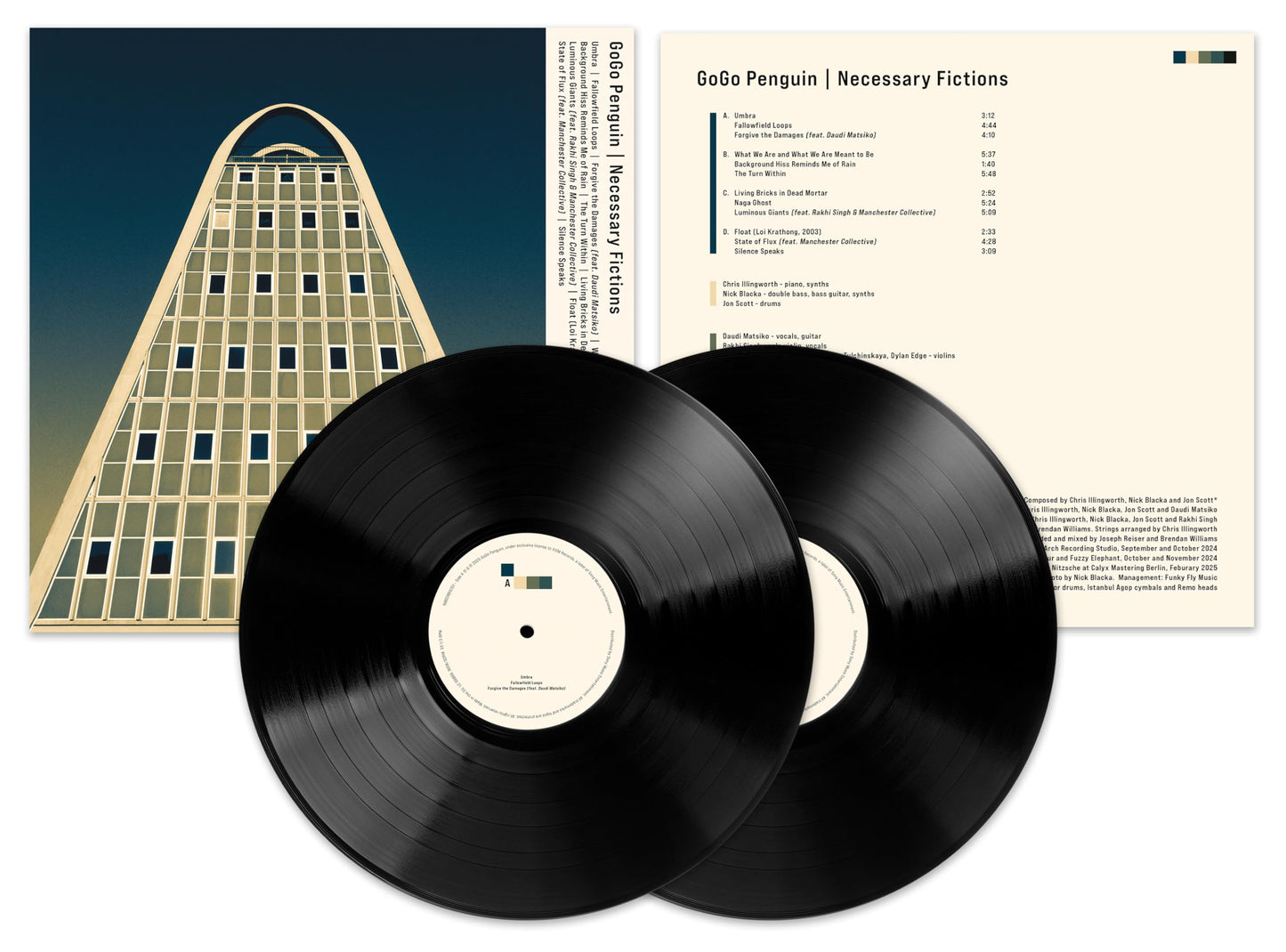 Go Go Penguin - Necessary Fictions [LP] Vinyl Record Album Cover
