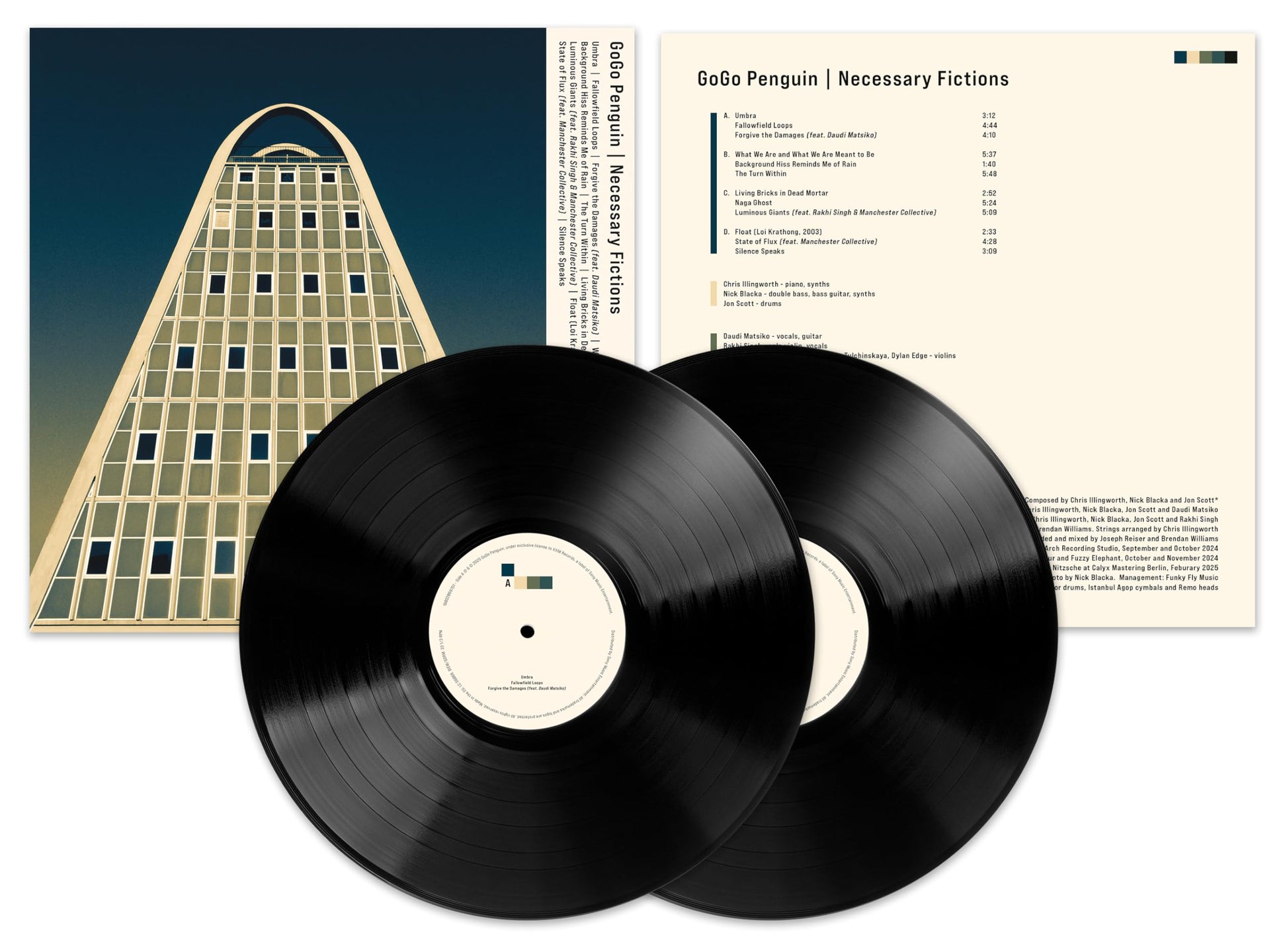 Go Go Penguin - Necessary Fictions [LP] Vinyl Record Album Cover