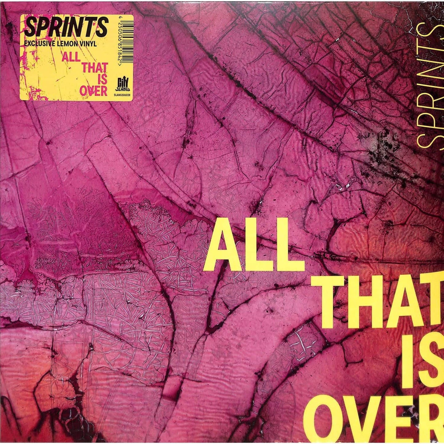 Sprints - All That Is Over [Colored Vinyl] (Ylw) (Uk) Vinyl Record Album Cover