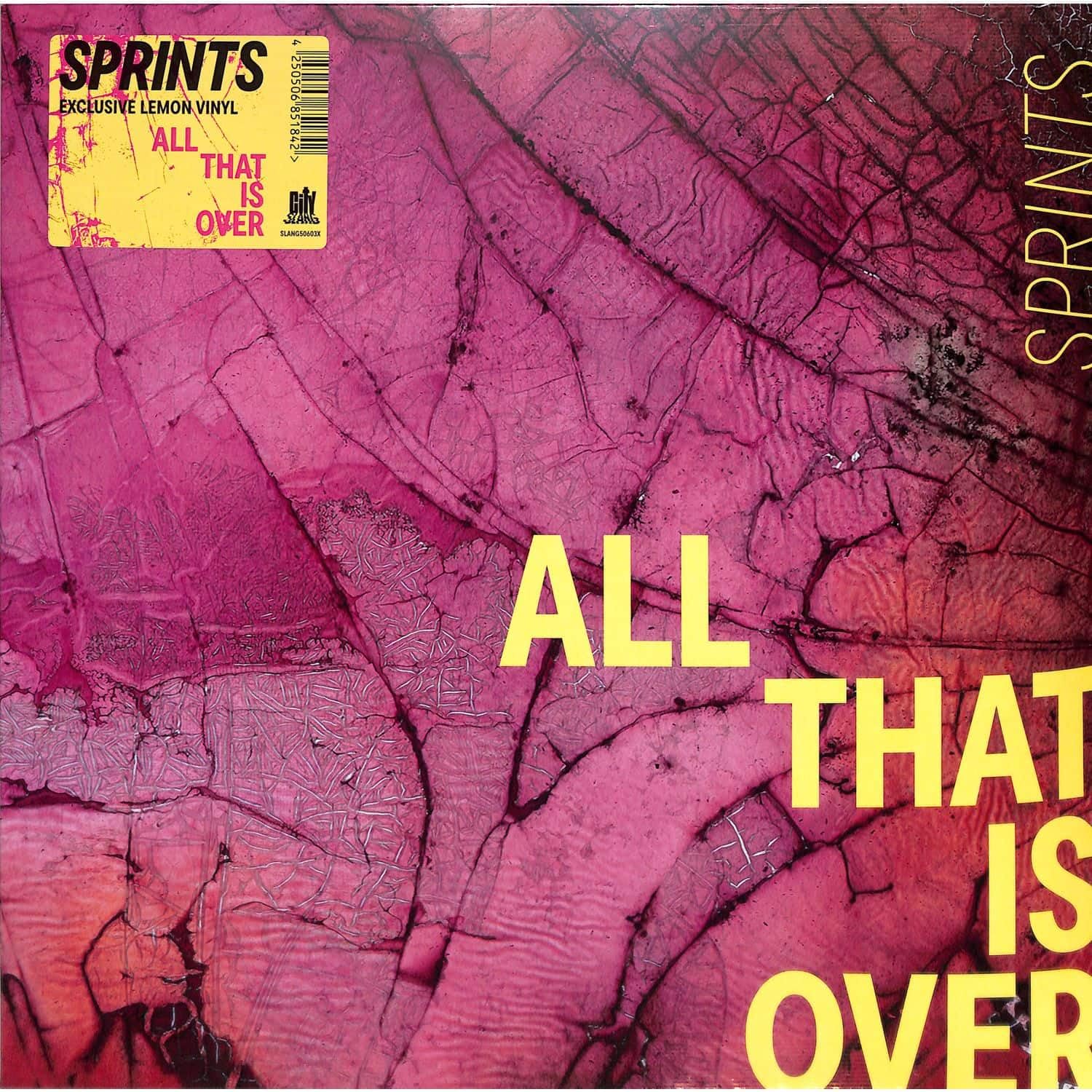 Sprints - All That Is Over [Colored Vinyl] (Ylw) (Uk) Vinyl Record Album Cover