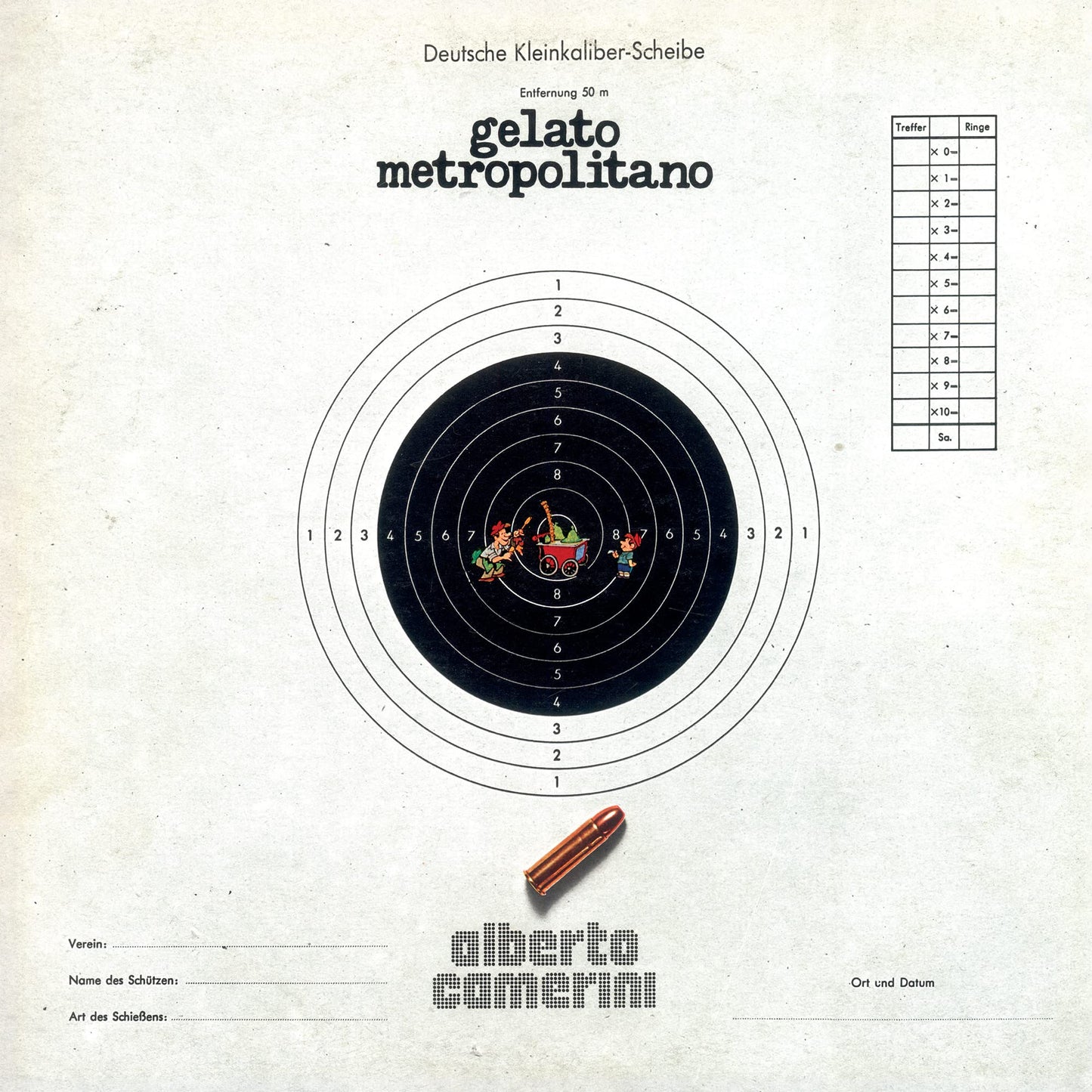 Alberto Camerini - Gelato Metropolitano [Colored Vinyl] [Limited Edition] [180 Gram] (Org) Vinyl Record Album Cover