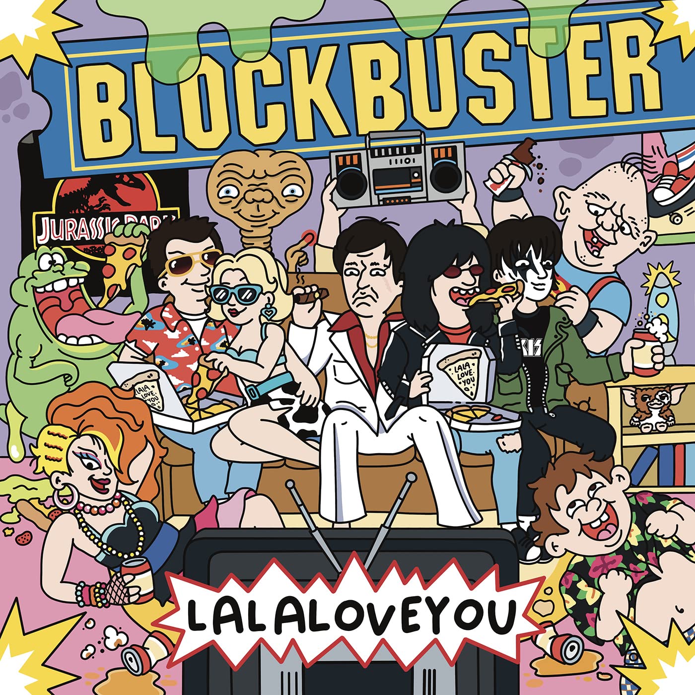 La La Love You - Blockbuster [LP] Vinyl Record Album Cover