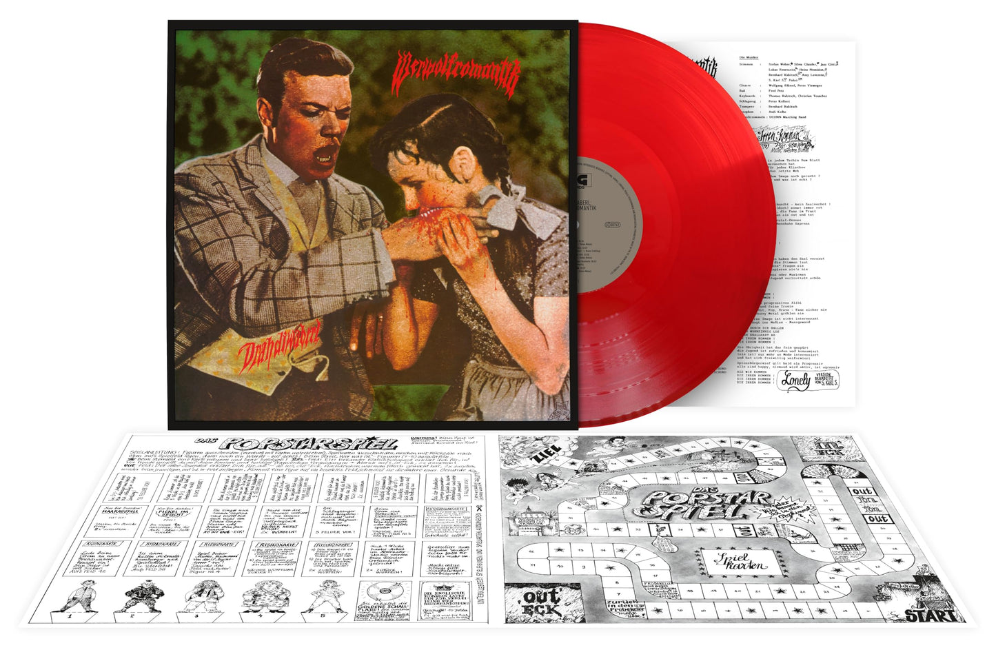 Drahdiwaberl - Werwolfromantik [Colored Vinyl] [Limited Edition] (Ger) Vinyl Record Album Cover