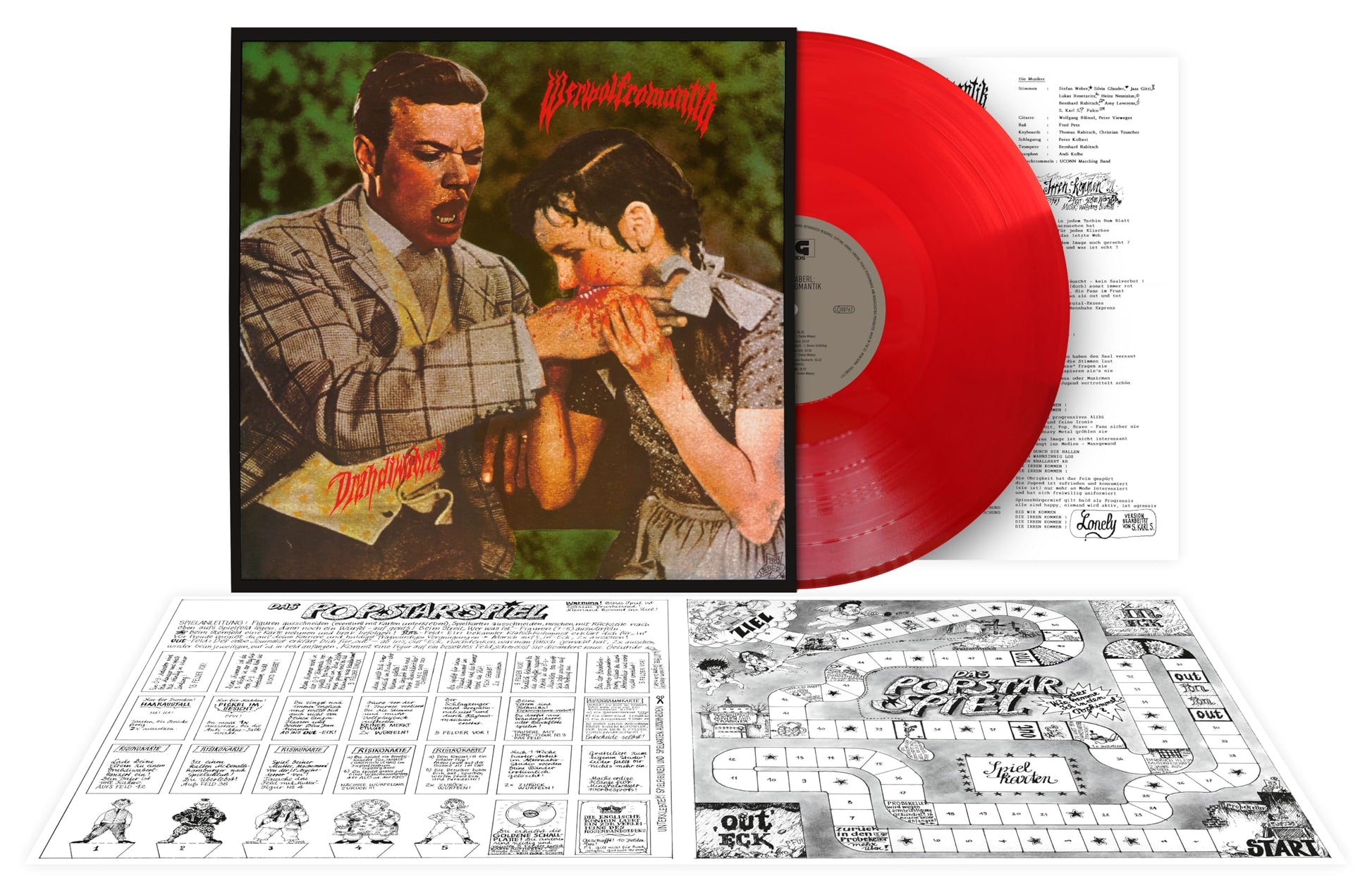 Drahdiwaberl - Werwolfromantik [Colored Vinyl] [Limited Edition] (Ger) Vinyl Record Album Cover