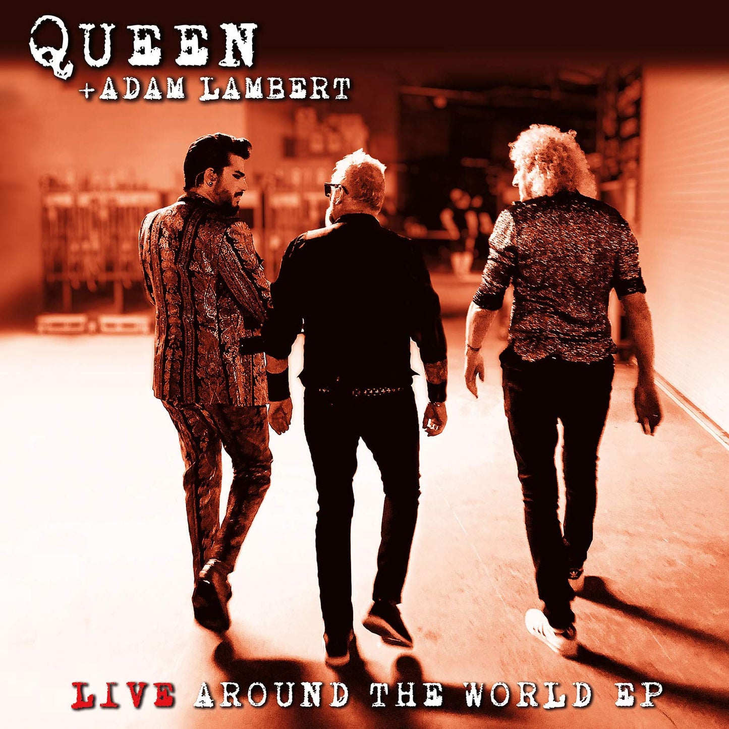Queen + Adam Lambert - Live Around The World [LP] Vinyl Record Album Cover