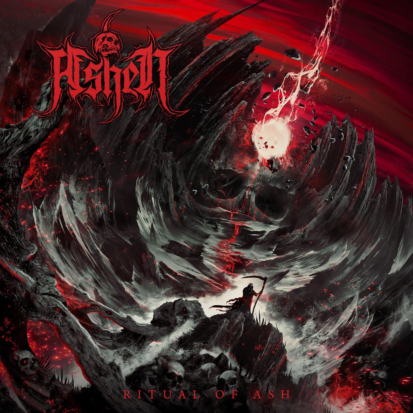 Ashen - Ritual Of Ash [LP] Vinyl Record Album Cover
