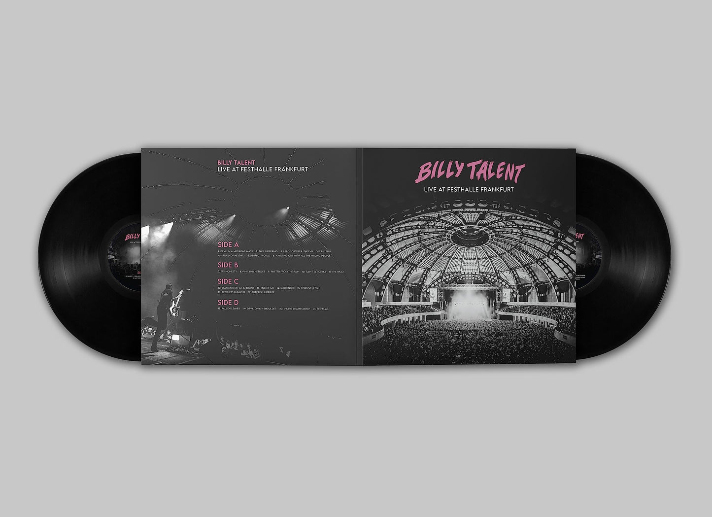 Billy Talent - Live At Festhalle Frankfurt (Uk) [LP] Vinyl Record Album Cover