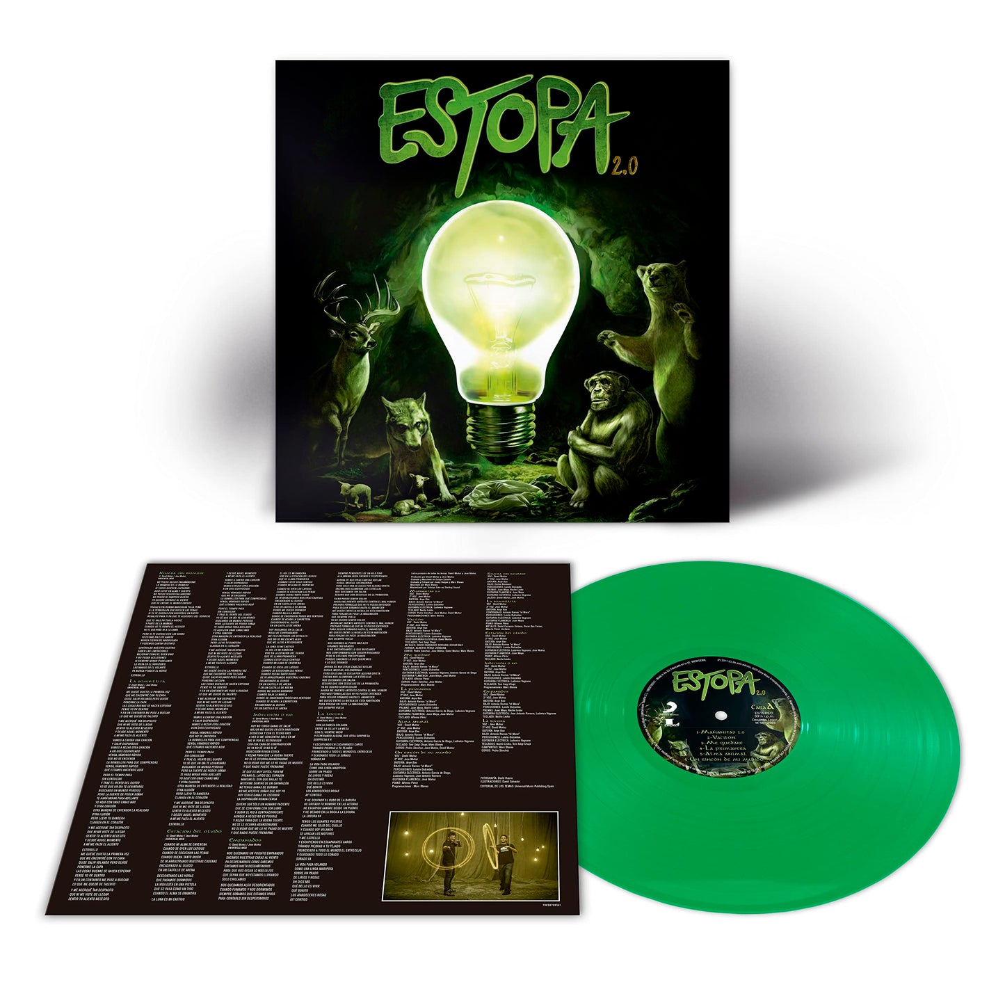 Estopa - 2.0 [Colored Vinyl] (Grn) (Spa) Vinyl Record Album Cover
