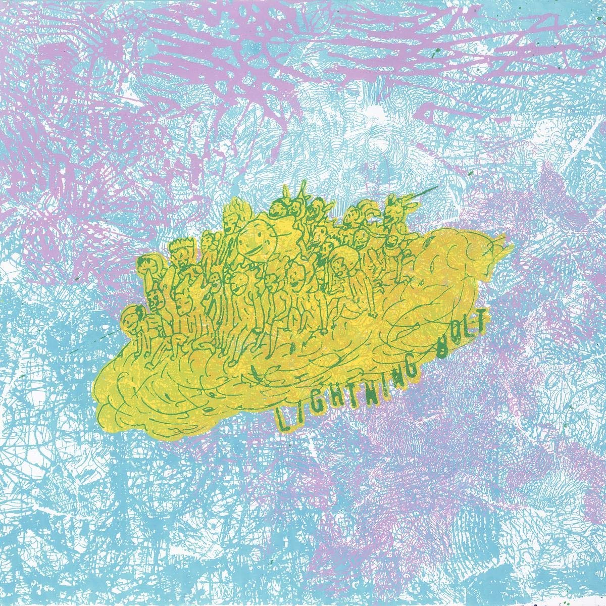 Ride The Skies [Puke Green Lp] Vinyl Record Album Cover