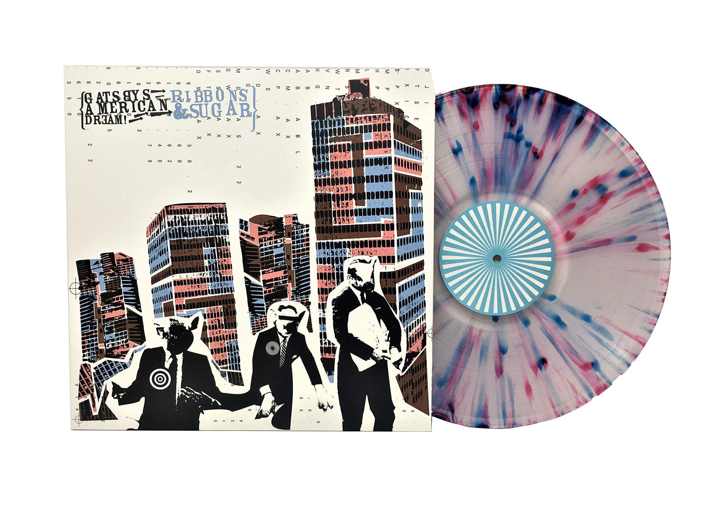 Gatsbys American Dream - Ribbons & Sugar (Limited Edition Clear w/ Pink and Blue Splatter Colored Vinyl) Vinyl Record