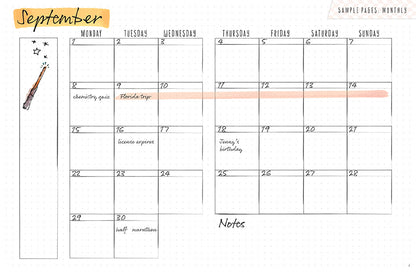 Harry Potter Dot Journal