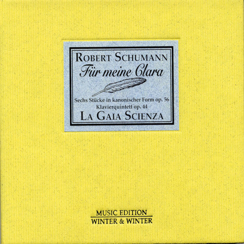 Schumann / Gaia Scienza - Fur Meine Clara - Music CD