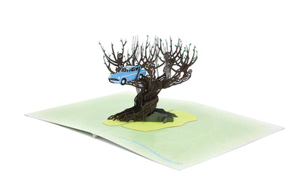 Harry Potter: Whomping Willow Friendship Signature Pop-Up Card
